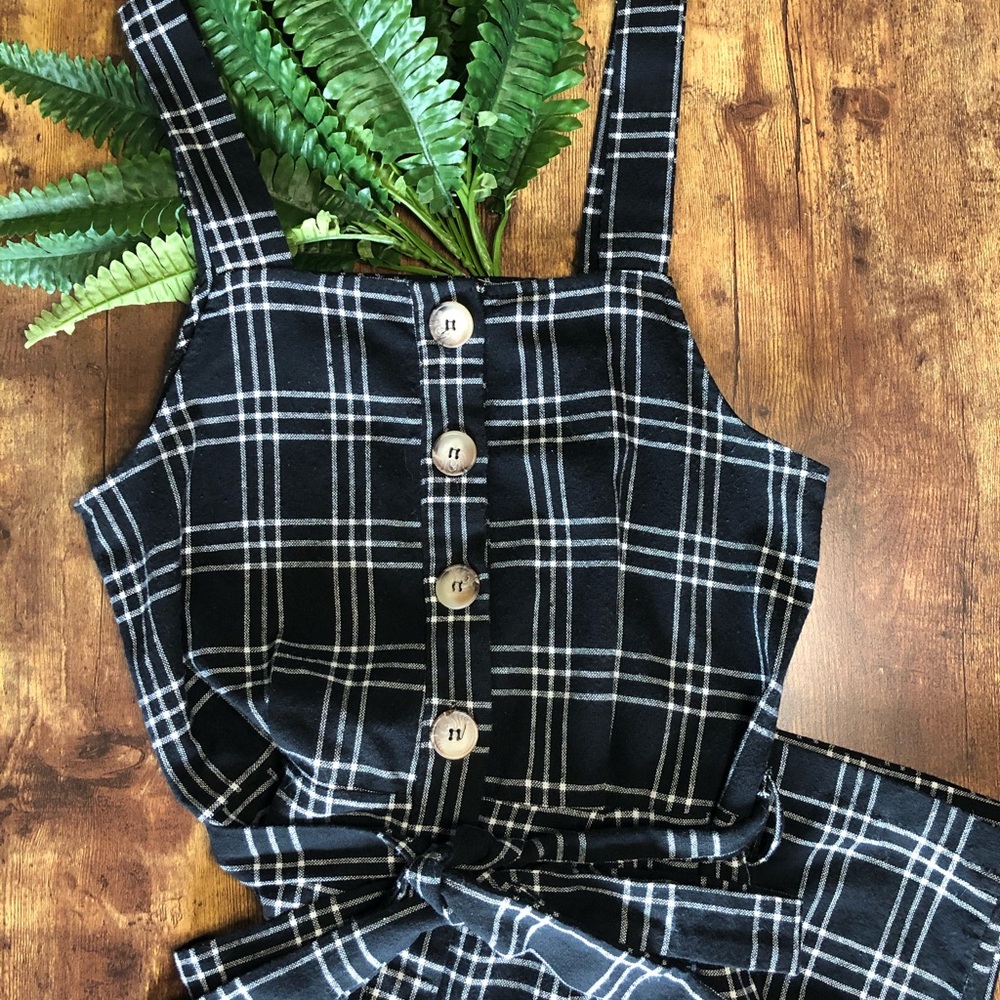 American Eagle | Striped Jumpsuit